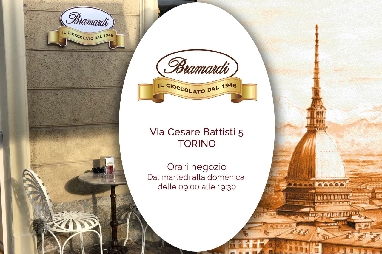 Bramardi arriva a Torino nella capitale del Cioccolato!
